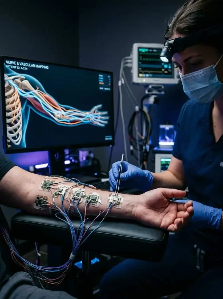 EMG nerve conduction study and diagnostic nerve mapping for peripheral neuropathy and sciatica patients from The Colony, TX