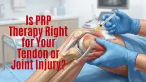 Is PRP Therapy Right for Your Tendon or Joint Injury