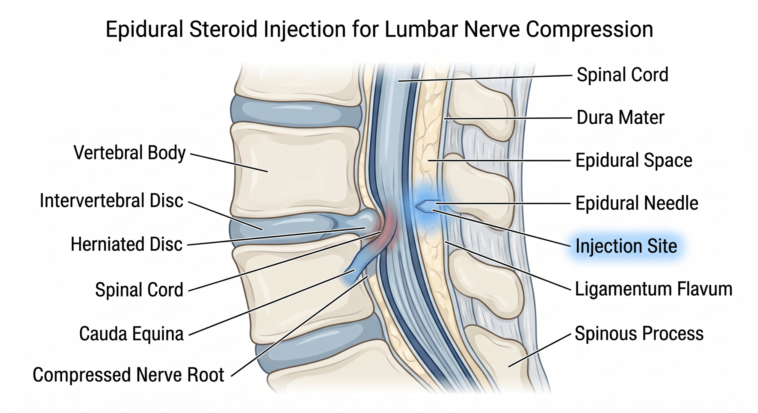 How Does a Lumbar Epidural Steroid Injection Relieve Lower Back Pain? 1 Lumbar Epidural Steroid Injection for Back Pain