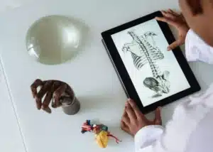 Diagram of spinal facet joints relevant to facet joint injection treatment in Plano TX